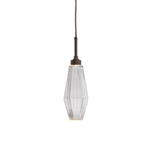 Load image into Gallery viewer, Aalto LED Pendant Light in Flat Bronze/Clear Glass (17.2-Inch).
