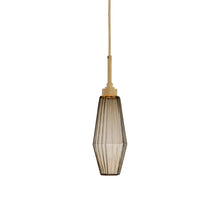 Load image into Gallery viewer, Aalto LED Pendant Light in Gilded Brass/Bronze Glass (17.2-Inch).
