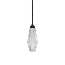 Load image into Gallery viewer, Aalto LED Pendant Light in Matte Black/Clear Glass (17.2-Inch).
