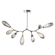 Load image into Gallery viewer, Aalto Modern Branch LED Chandelier in Heritage Brass (8-Light).
