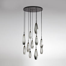 Load image into Gallery viewer, Aalto Round Grande LED Multi Light Pendant Light in Detail.
