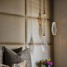 Load image into Gallery viewer, Aalto Round LED Multi Light Pendant Light in bed room.
