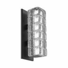 Load image into Gallery viewer, Asscher LED Wall Light in Matte Black.
