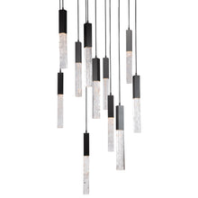 Load image into Gallery viewer, Axis LED Multi Light Pendant Light in Detail.

