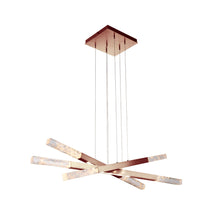 Load image into Gallery viewer, Axis Moda Triple LED Linear Pendant Light in Oil Rubbed Bronze.
