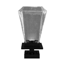 Load image into Gallery viewer, Beacon Outdoor Post Mount in Textured Black/LED (Pier Mount).

