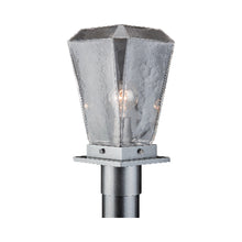 Load image into Gallery viewer, Beacon Outdoor Post Mount in Argento Grey/Incandescent (Post Mount).
