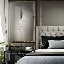 Load image into Gallery viewer, Blossom Cluster LED Pendant Light in dining room.
