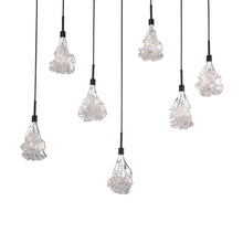 Load image into Gallery viewer, Blossom LED Linear Multi Light Pendant Light in Detail.
