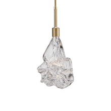 Load image into Gallery viewer, Blossom LED Pendant Light in Heritage Brass.
