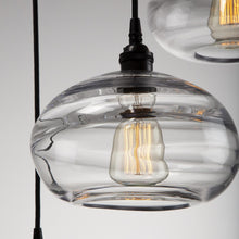 Load image into Gallery viewer, Coppa Square Multi Light Pendant Light in Detail.

