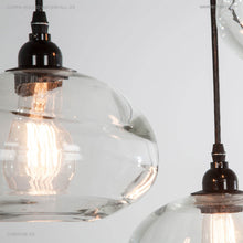 Load image into Gallery viewer, Coppa Square Multi Light Pendant Light in Detail.
