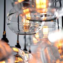 Load image into Gallery viewer, Coppa Square Multi Light Pendant Light in Detail.

