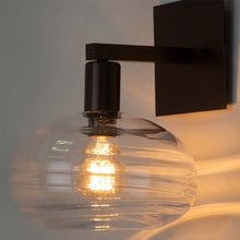 Load image into Gallery viewer, Coppa Wall Light in Detail.
