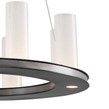 Load image into Gallery viewer, Corona Ring LED Chandelier in Detail.
