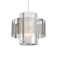 Load image into Gallery viewer, Downtown Mesh Double Drum Pendant Light.
