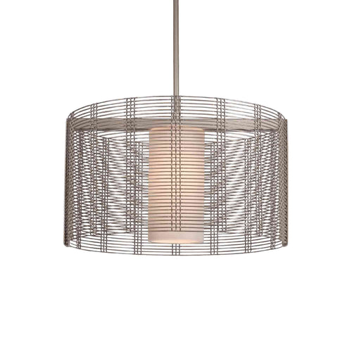 Downtown Mesh Drum Pendant Light.