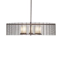 Load image into Gallery viewer, Downtown Mesh Drum Pendant Light in Detail.
