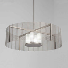 Load image into Gallery viewer, Downtown Mesh Drum Pendant Light in Detail.
