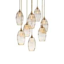 Load image into Gallery viewer, Ellisse Round Multi Light Pendant Light in Detail.
