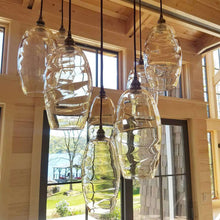 Load image into Gallery viewer, Ellisse Round Multi Light Pendant Light in Detail.

