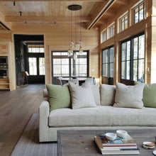 Load image into Gallery viewer, Ellisse Round Multi Light Pendant Light in living room.
