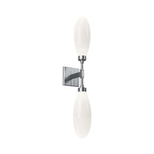 Load image into Gallery viewer, Fiori LED Wall Light in Satin Nickel (2-Light).
