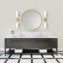 Load image into Gallery viewer, Fiori LED Wall Light in living room.
