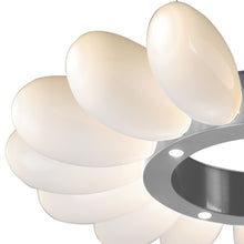 Load image into Gallery viewer, Fiori Radial Ring LED Chandelier in Detail.
