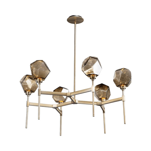 Gem Round Belvedere LED Chandelier.