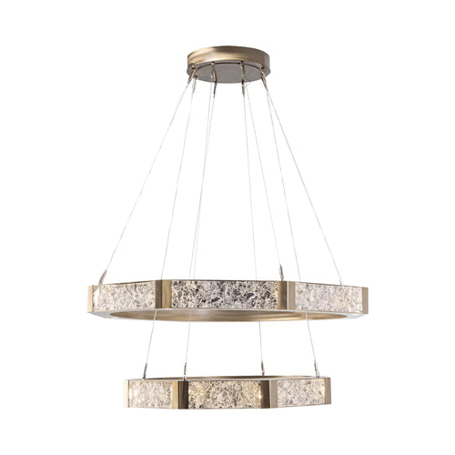 Glacier Double Tier LED Chandelier.