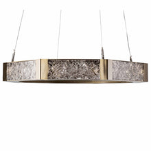 Load image into Gallery viewer, Glacier LED Chandelier in Detail.
