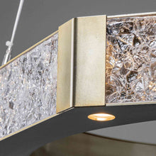 Load image into Gallery viewer, Glacier LED Chandelier in Detail.
