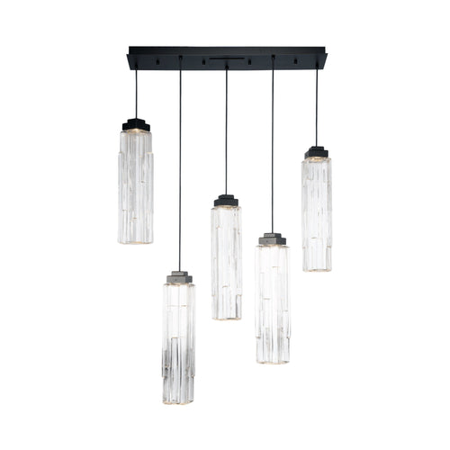 Ledgestone LED Linear Chandelier.