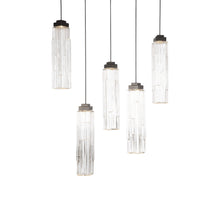 Load image into Gallery viewer, Ledgestone LED Linear Chandelier in Detail.
