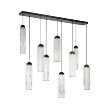 Load image into Gallery viewer, Ledgestone LED Linear Chandelier in Detail.

