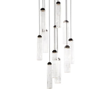 Load image into Gallery viewer, Ledgestone Round LED Multi Light Pendant Light in Detail.
