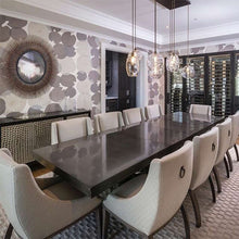 Load image into Gallery viewer, Misto Linear Pendant Light in dining room.
