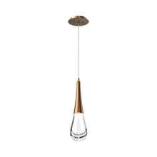 Load image into Gallery viewer, Raindrop LED Pendant Light in Oil Rubbed Bronze.
