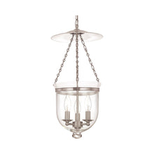 Load image into Gallery viewer, Hampton Pendant Light Large/Polished Nickel/Clear.

