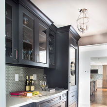 Load image into Gallery viewer, Hampton Semi Flush Mount Ceiling Light in kitchen.
