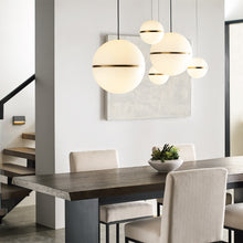 Load image into Gallery viewer, Hanea Grande LED Pendant Light in dining room.
