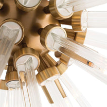 Load image into Gallery viewer, Hanley Flush Mount Ceiling Light in Detail.
