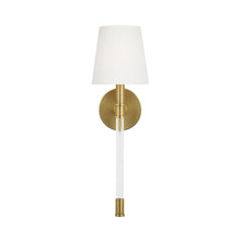 Load image into Gallery viewer, Hanover Bath Wall Light in Burnished Brass.
