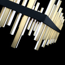 Load image into Gallery viewer, Harmonix Rectangular LED Pendant Light in Detail.
