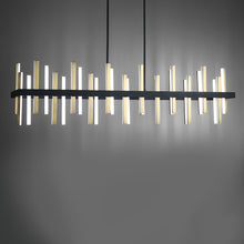 Load image into Gallery viewer, Harmonix Rectangular LED Pendant Light in Detail.
