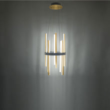 Load image into Gallery viewer, Harmonix Round LED Pendant Light in Detail.
