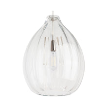 Load image into Gallery viewer, Harper Pendant Light in Clear/Black.
