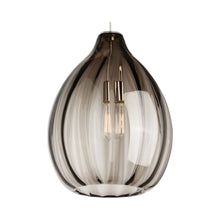 Load image into Gallery viewer, Harper Pendant Light in Smoke/Black.
