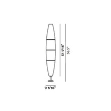 Load image into Gallery viewer, Havana Outdoor Floor Lamp - line drawing.

